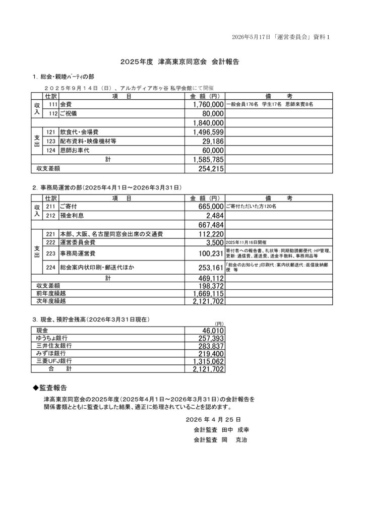 資料1_2025年度会計報告のサムネイル